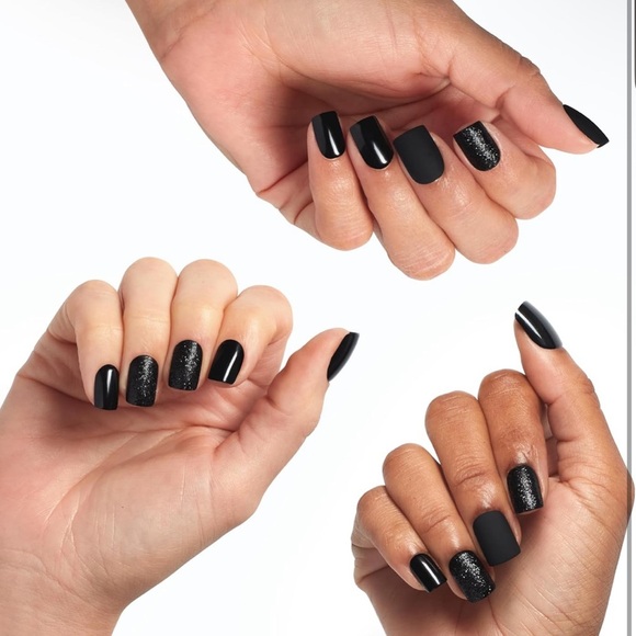 Little Black Onyx Dress | OPI On Point Instant Press-On Mani - Black - Picture 3 of 6